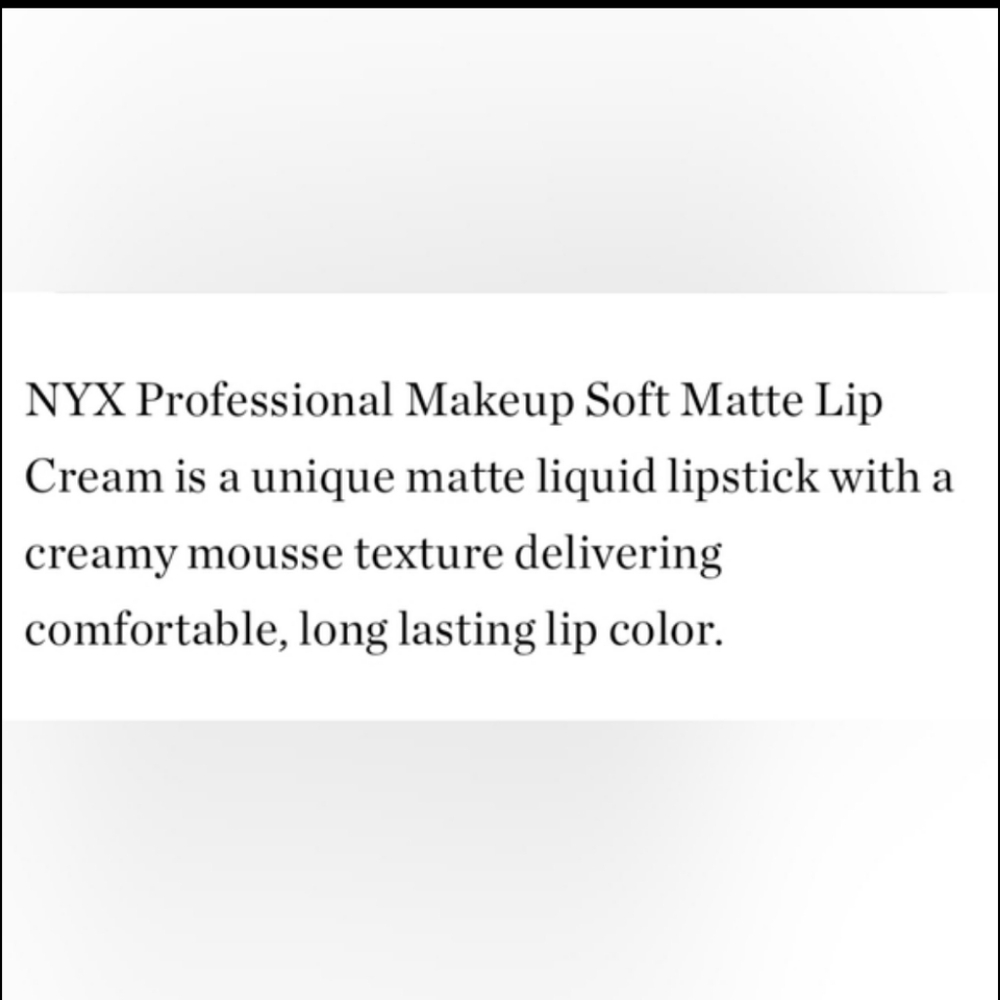 NYX Soft Matte Lip Cream Lightweight Liquid Lipstick Shade: Amsterdam ๐ - Picture 5 of 5